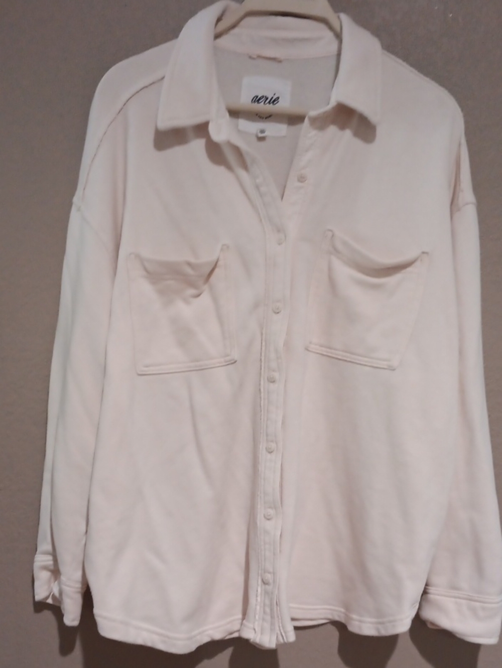 aerie Lumber Jane Fleece Shirt